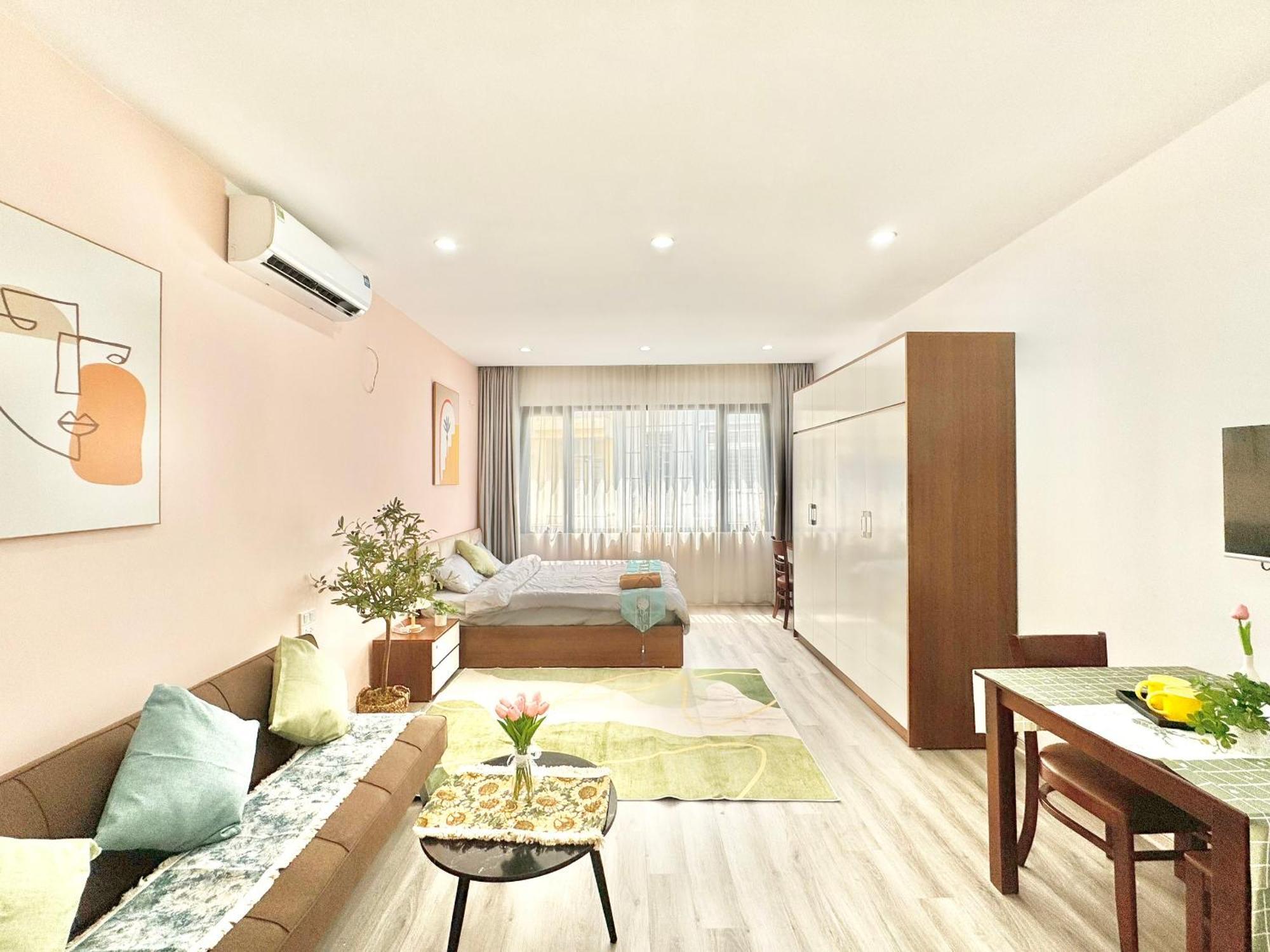 Modern & Comfy Apartment Hanoi Exterior foto