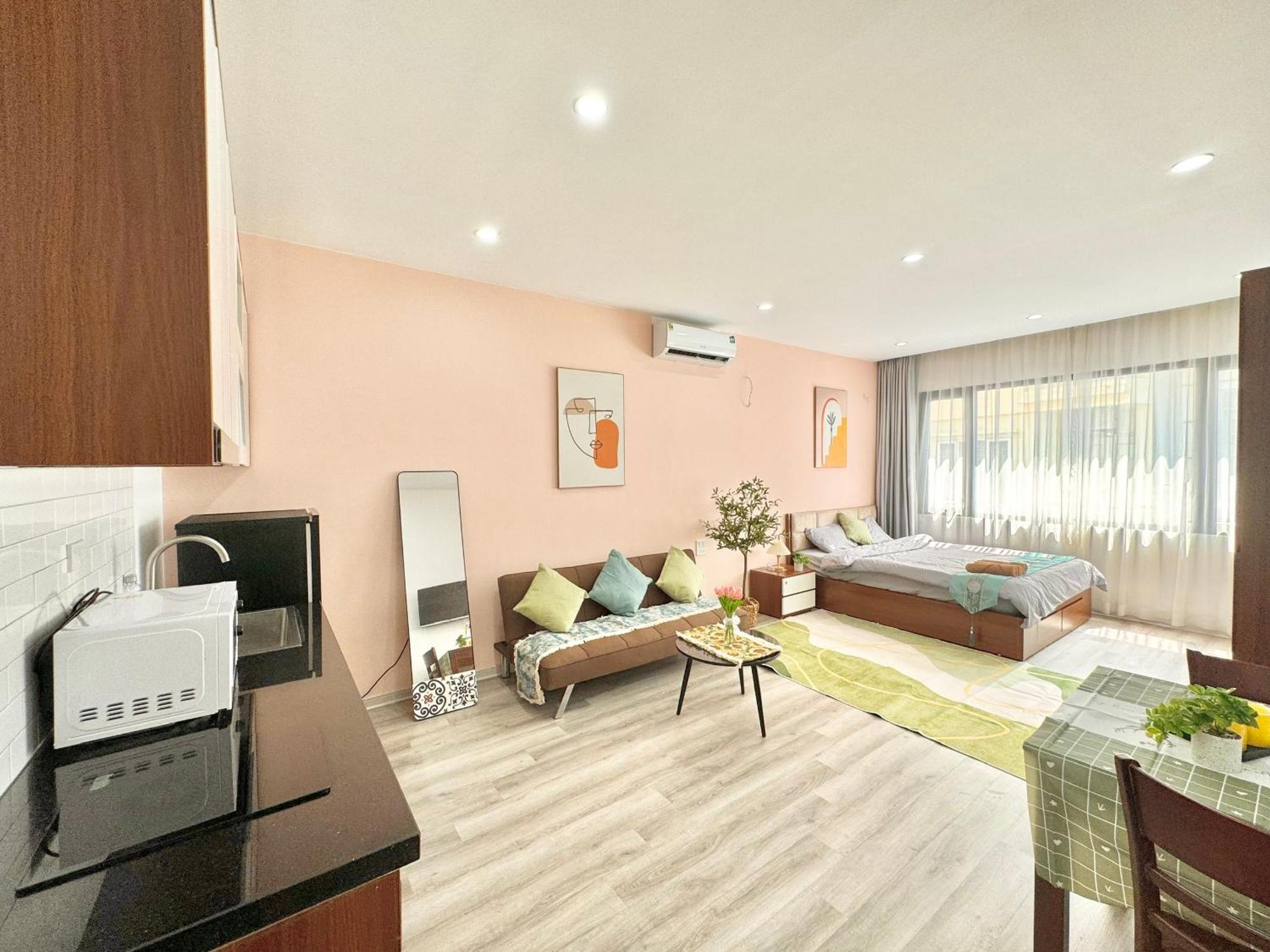 Modern & Comfy Apartment Hanoi Exterior foto