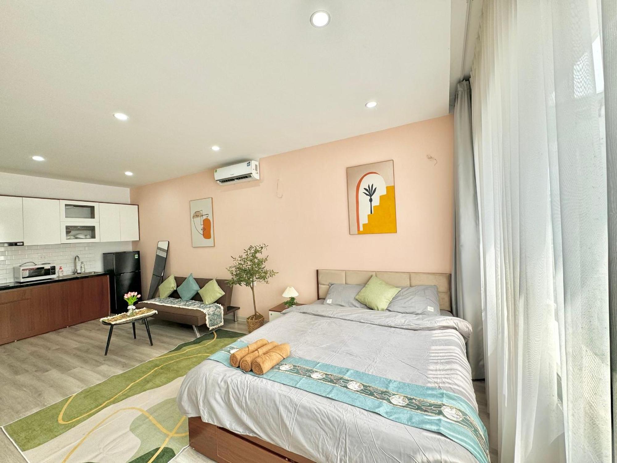 Modern & Comfy Apartment Hanoi Exterior foto