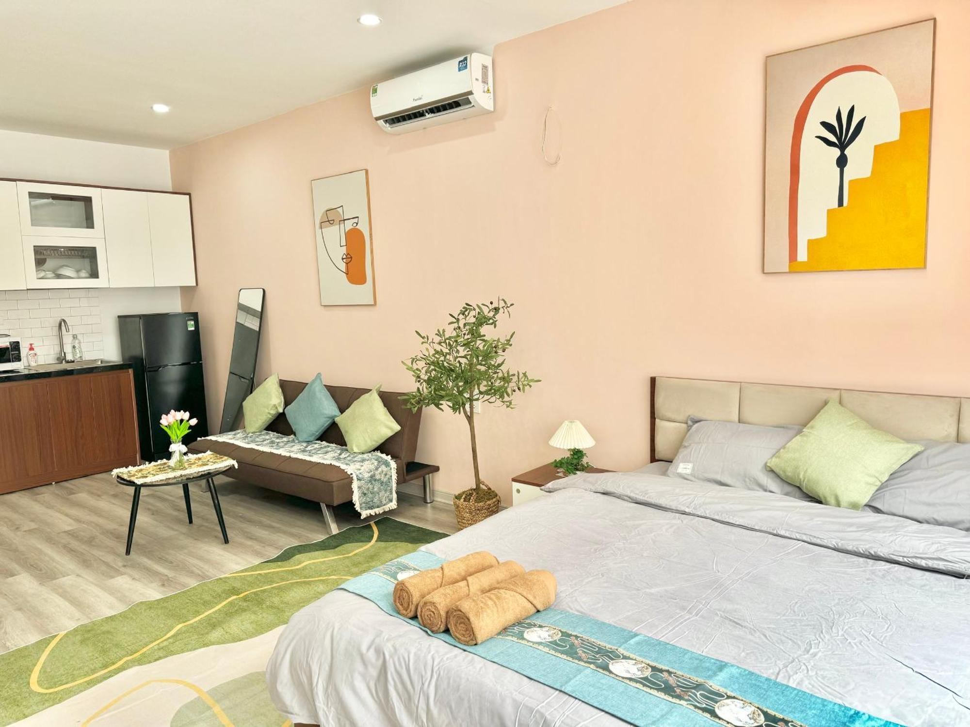 Modern & Comfy Apartment Hanoi Exterior foto